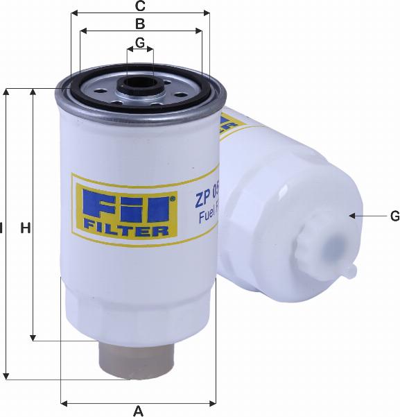 FIL Filter ZP 05 CF - Filtru combustibil allinparts.ro