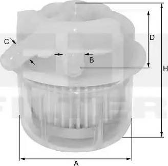 FIL Filter ZP 8064 FP - Filtru combustibil - allinparts.ro