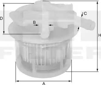 FIL Filter ZP 8066 FP - Filtru combustibil allinparts.ro