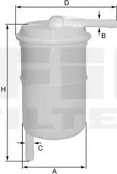 FIL Filter ZP 8062 FP - Filtru combustibil allinparts.ro