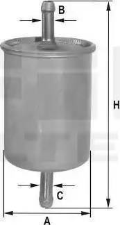 FIL Filter ZP 8009 FM - Filtru combustibil allinparts.ro