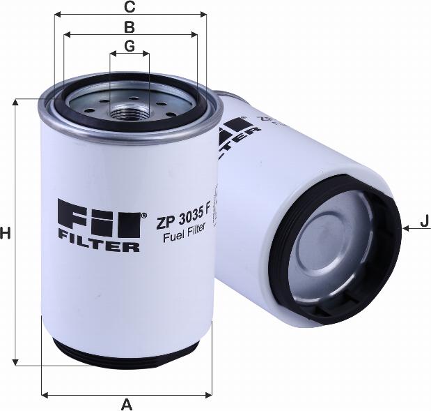 FIL Filter ZP 3035 F - Filtru combustibil allinparts.ro