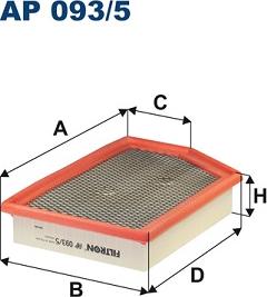 Filtron AP 093/5 - Filtru aer - allinparts.ro