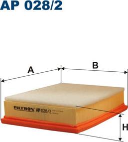 Filtron AP028/2 - Filtru aer - allinparts.ro