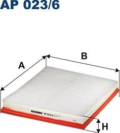 Filtron AP023/6 - Filtru aer - allinparts.ro