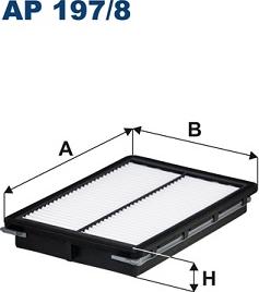 Filtron AP 197/8 - Filtru aer allinparts.ro