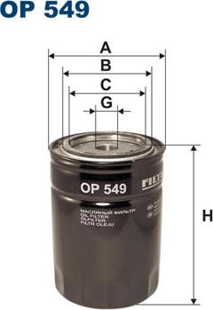 Filtron OP549 - Filtru ulei allinparts.ro