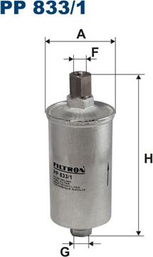 Filtron PP833/1 - Filtru combustibil - allinparts.ro