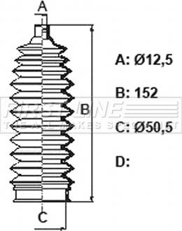 First Line FSG3443 - Ansamblu burduf, directie - allinparts.ro