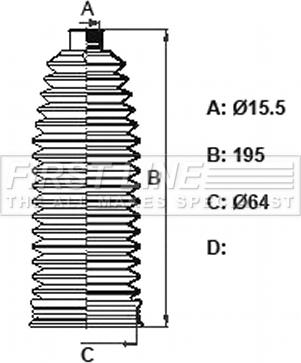 First Line FSG3450 - Ansamblu burduf, directie - allinparts.ro