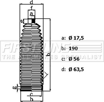 First Line FSG3486 - Ansamblu burduf, directie - allinparts.ro