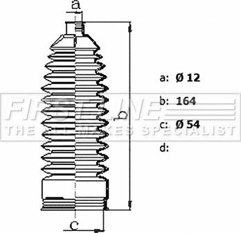 First Line FSG3481 - Ansamblu burduf, directie - allinparts.ro