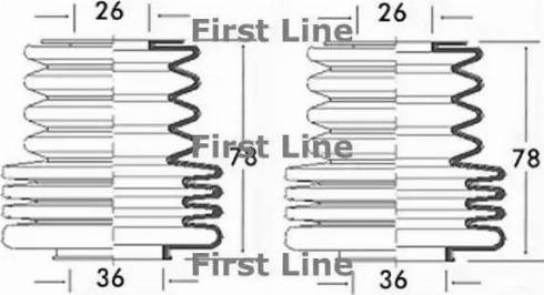First Line FSG3058 - Ansamblu burduf, directie - allinparts.ro
