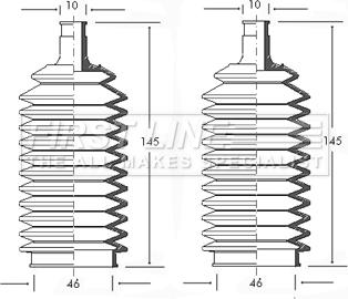 First Line FSG3009 - Ansamblu burduf, directie allinparts.ro