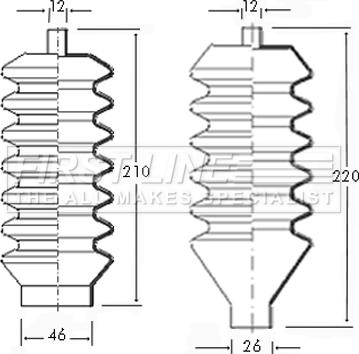 First Line FSG3012 - Ansamblu burduf, directie - allinparts.ro