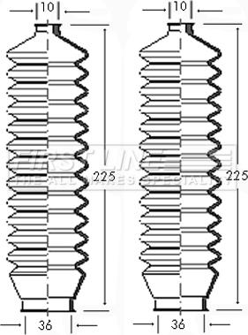 First Line FSG3038 - Ansamblu burduf, directie - allinparts.ro