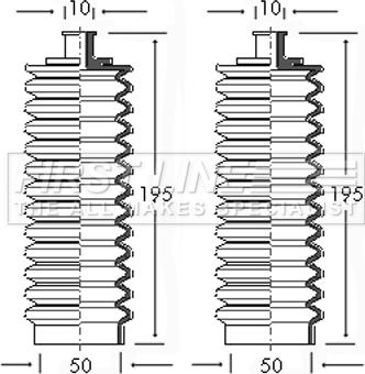 First Line FSG3028 - Ansamblu burduf, directie - allinparts.ro