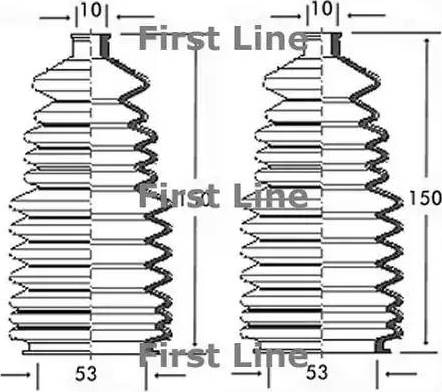 First Line FSG3072 - Ansamblu burduf, directie allinparts.ro