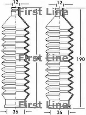 First Line FSG3148 - Ansamblu burduf, directie - allinparts.ro