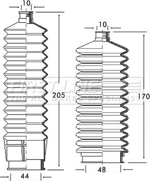 First Line FSG3129 - Ansamblu burduf, directie - allinparts.ro