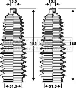 First Line FSG3354 - Ansamblu burduf, directie - allinparts.ro