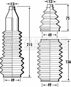 First Line FSG3367 - Ansamblu burduf, directie allinparts.ro