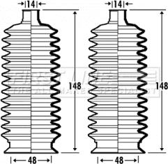 First Line FSG3373 - Ansamblu burduf, directie - allinparts.ro