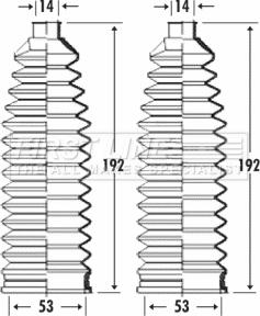 First Line FSG3290 - Ansamblu burduf, directie - allinparts.ro