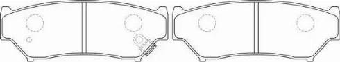 FIT FP0556 - Set placute frana,frana disc - allinparts.ro