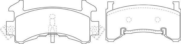 FIT FP0154 - Set placute frana,frana disc allinparts.ro