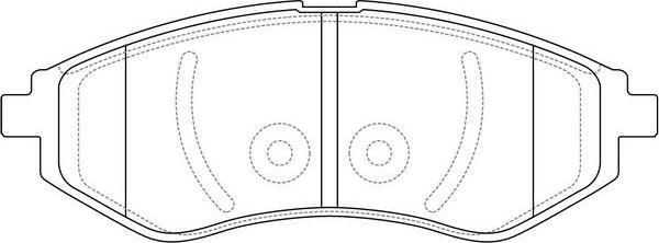 FIT FP1269 - Set placute frana,frana disc allinparts.ro