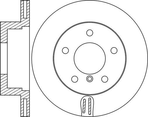 BSF 15348 - Set frana, frana disc - allinparts.ro
