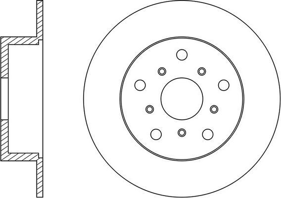 FIT FR0590 - Disc frana - allinparts.ro