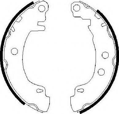 FIT FT3044 - Set saboti frana - allinparts.ro