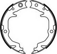 FIT FT3183 - Set saboti frana, frana de mana - allinparts.ro