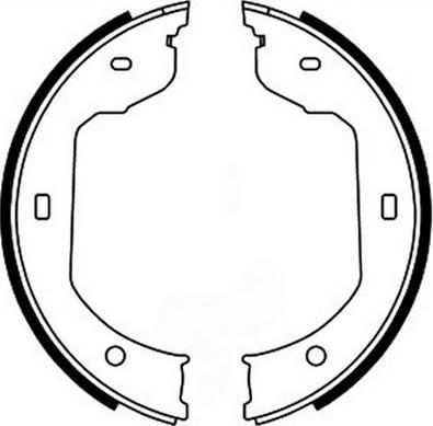 FIT FT2070 - Set saboti frana, frana de mana - allinparts.ro