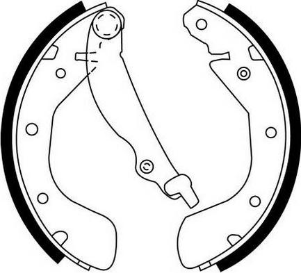 FIT FT2111 - Set saboti frana - allinparts.ro