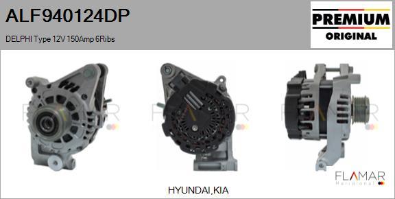 FLAMAR ALF940124DP - Generator / Alternator allinparts.ro