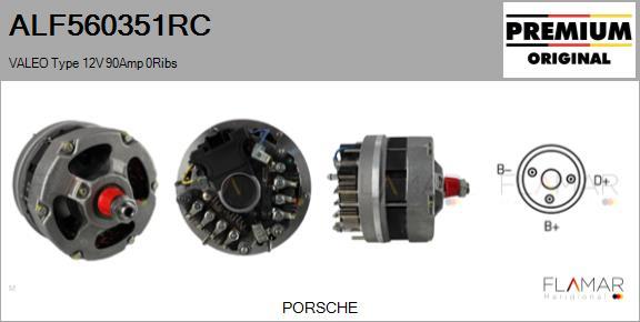 FLAMAR ALF560351RC - Generator / Alternator allinparts.ro