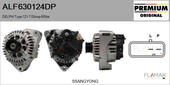 FLAMAR ALF630124DP - Generator / Alternator - allinparts.ro
