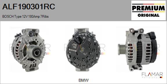 FLAMAR ALF190301RC - Generator / Alternator - allinparts.ro