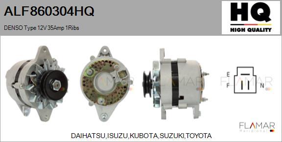 FLAMAR ALF860304HQ - Generator / Alternator - allinparts.ro