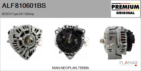 FLAMAR ALF810601BS - Generator / Alternator - allinparts.ro