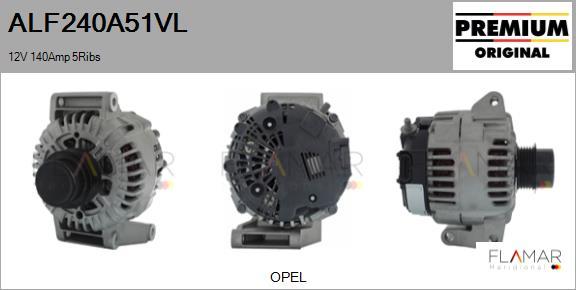 FLAMAR ALF240A51VL - Generator / Alternator - allinparts.ro