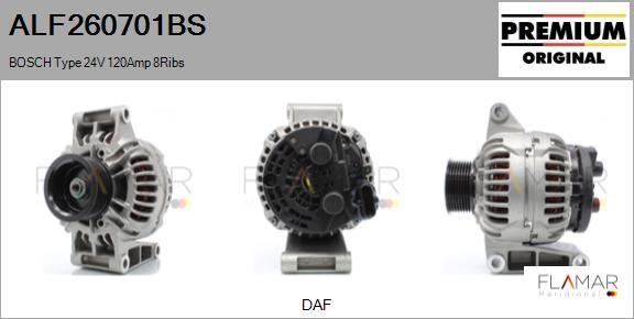 FLAMAR ALF260701BS - Generator / Alternator allinparts.ro