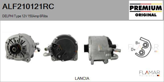 FLAMAR ALF210121RC - Generator / Alternator allinparts.ro