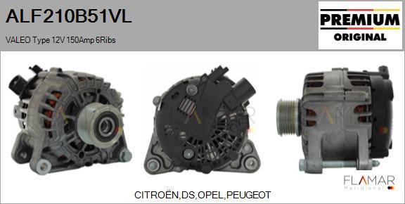 FLAMAR ALF210B51VL - Generator / Alternator allinparts.ro