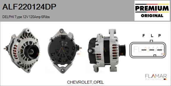 FLAMAR ALF220124DP - Generator / Alternator allinparts.ro