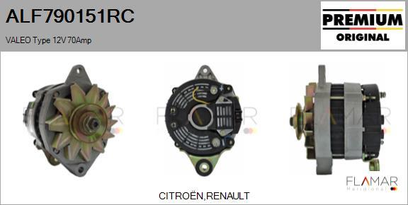FLAMAR ALF790151RC - Generator / Alternator - allinparts.ro