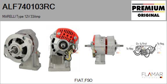 FLAMAR ALF740103RC - Generator / Alternator allinparts.ro